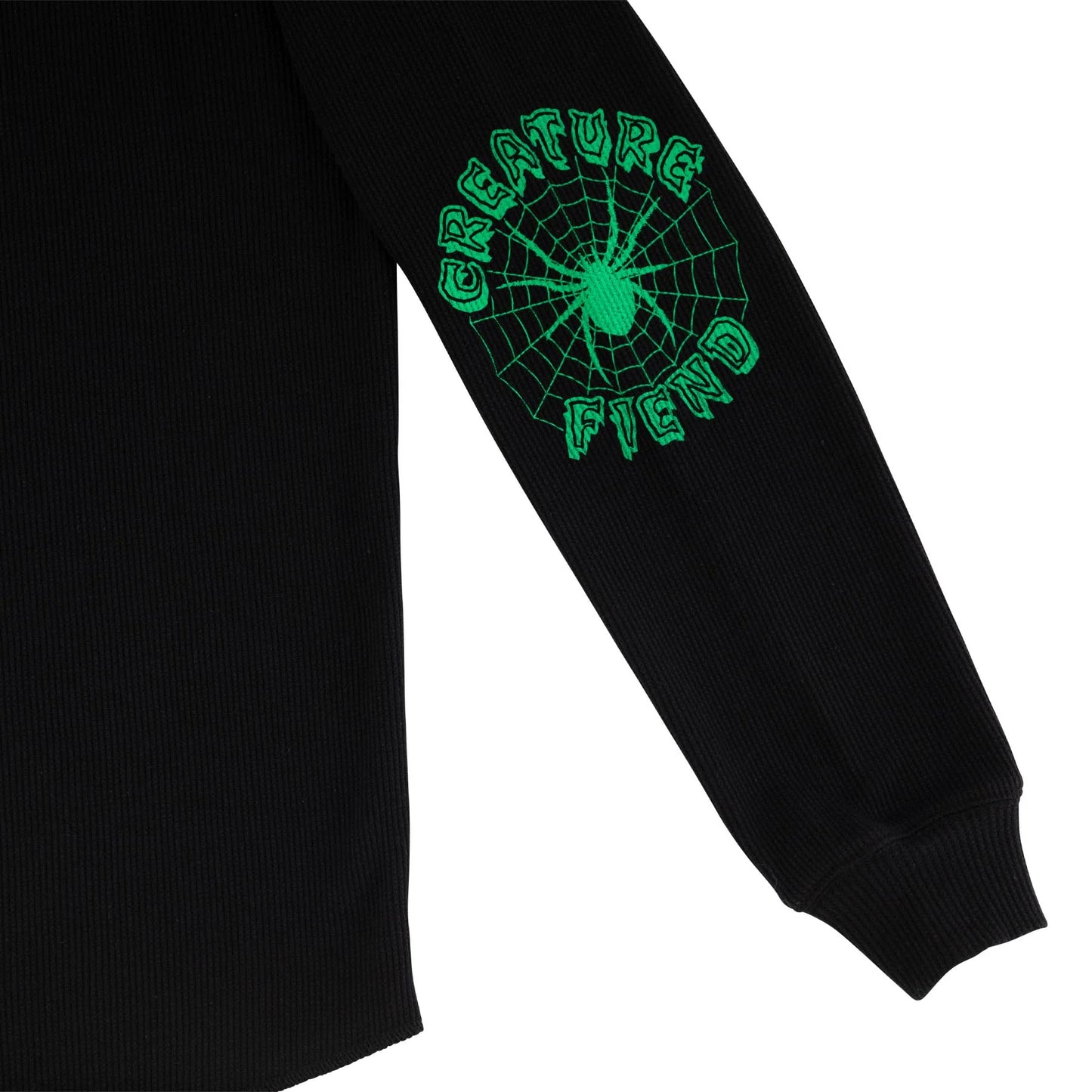 creature web ls thermal top black green