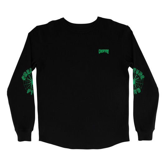 creature web ls thermal top black green