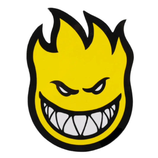 spitfire fireball medium 6in sticker yellow