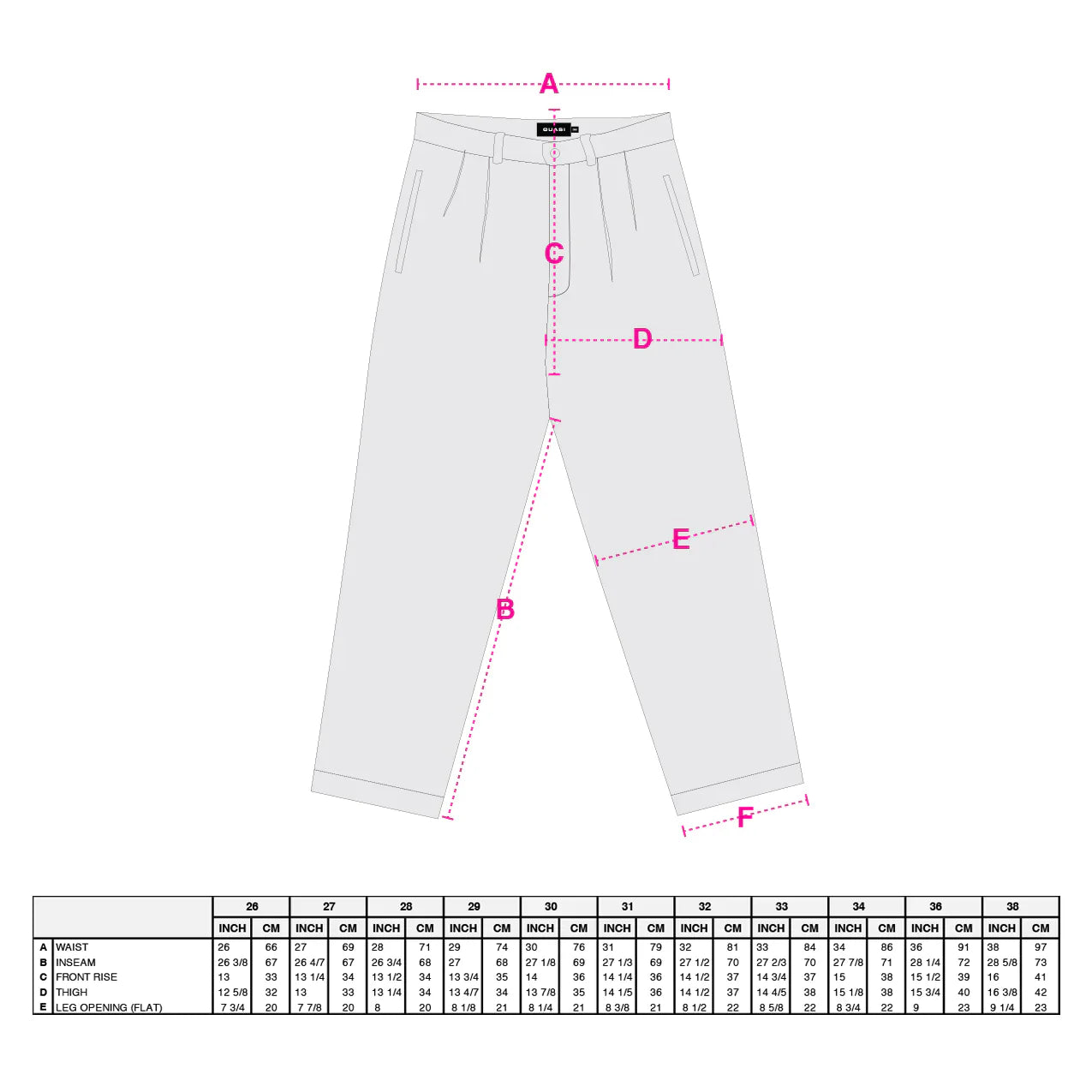 quasi elliott trouser pant moss