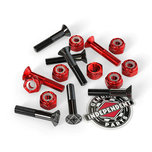 independent phillips 1in black red hardware