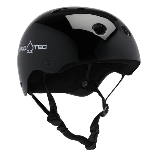 pro tec classic certified helmet gloss black