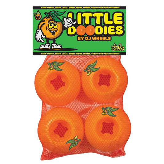 oj lil doodies 99a 58mm orange wheels