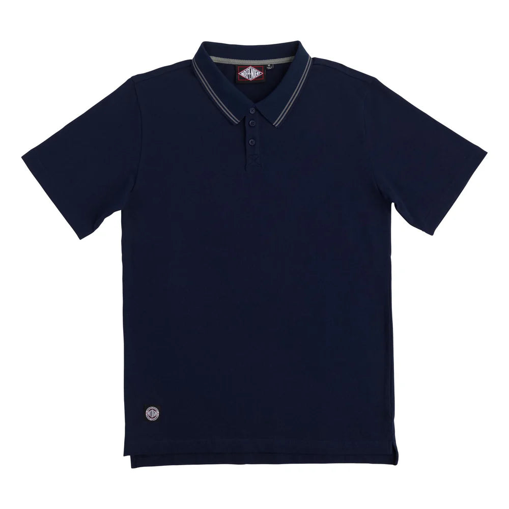 independent btg summit polo top navy