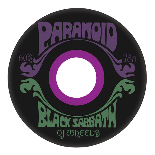 OJ Black Sabbath Paranoid Super Juice Black Wheels 78a