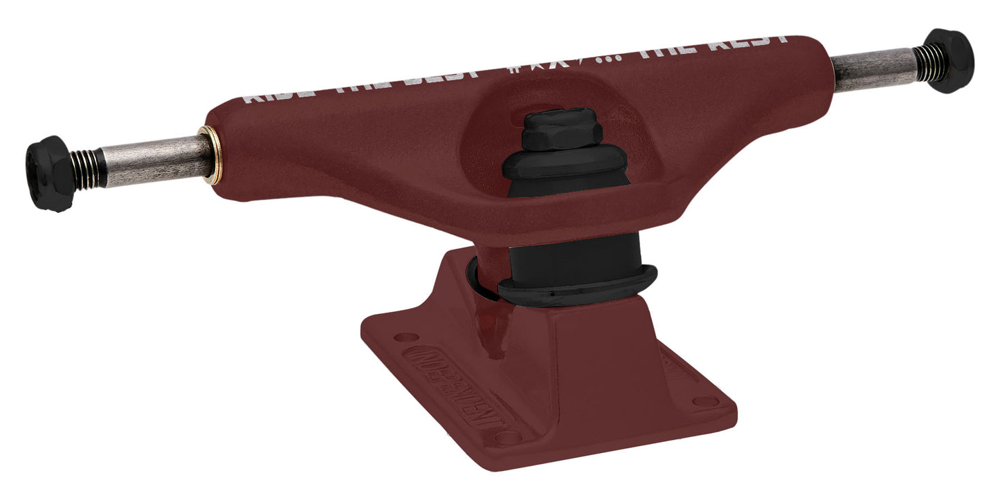 Independent Stage 11 Forged Hollow RTB FTR Burgundy Standard Truck 144