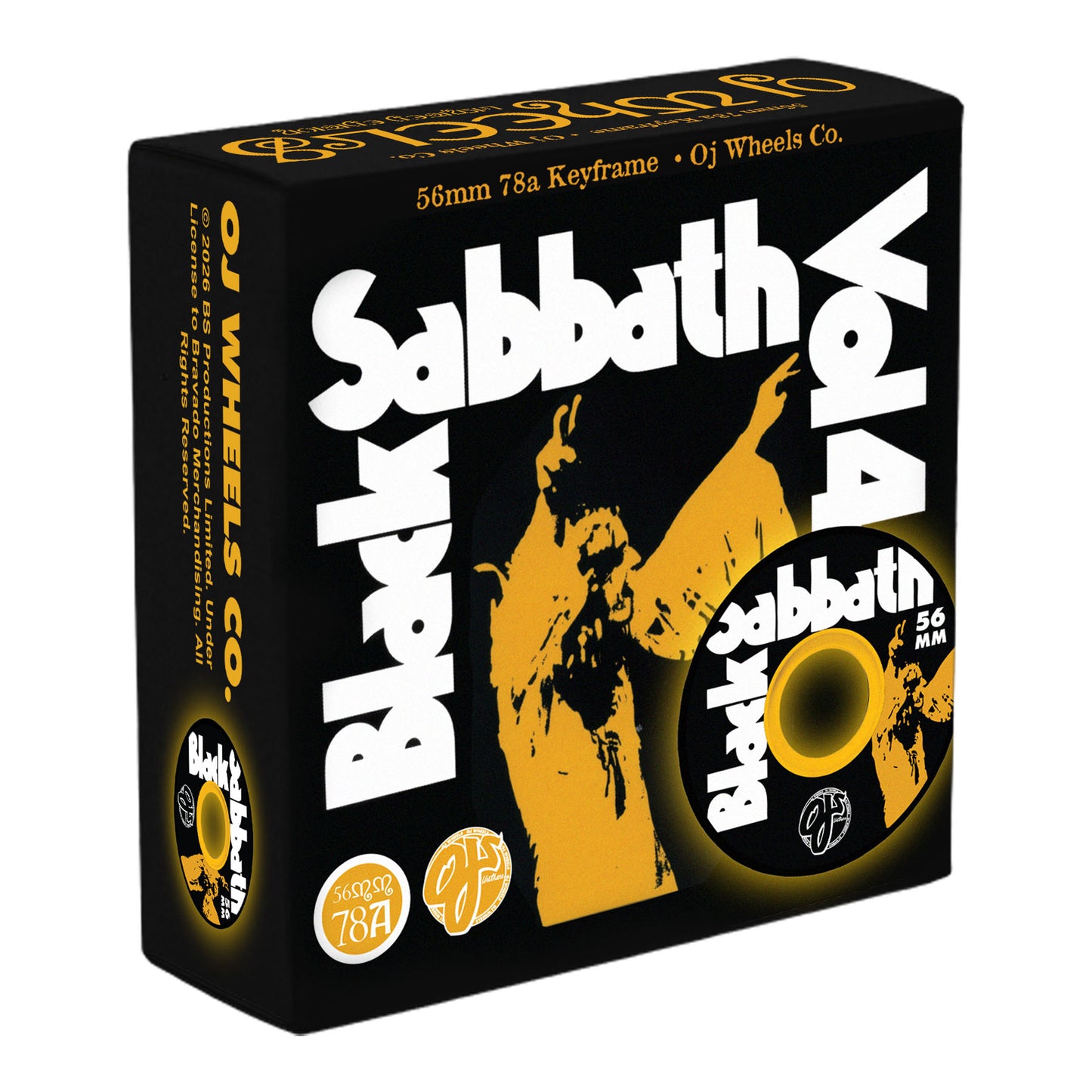 OJ Black Sabbath Vol 4 Keyframe Black Wheels 78a