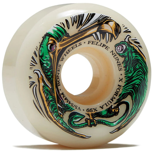 bones x formula nunes dino sortas 99a v5 sidecut wheels 52mm