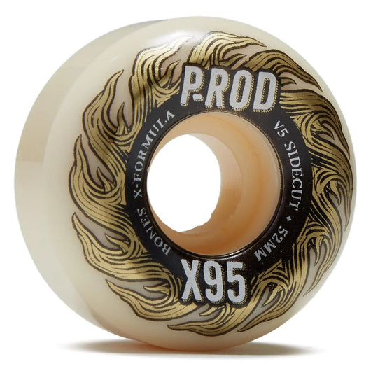 bones x formula p rod pro 95a v5 sidecut wheels 52mm