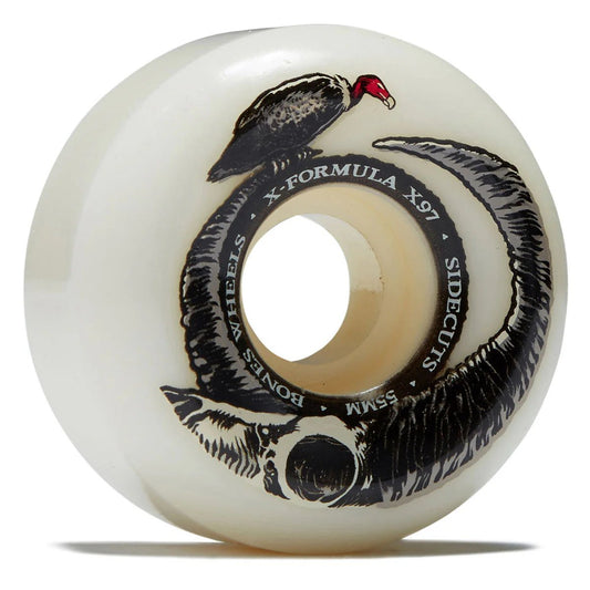 bones x formula floor horns 97a black v5 side cut wheels  55mm