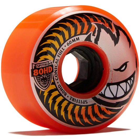 spitfire 80hd fade orange conical full wheels 60mm