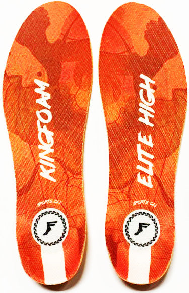 fp kingfoam elite high action sports gel insole impact red camo