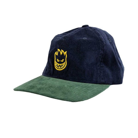 spitfire lil bighead strapback navy dark green