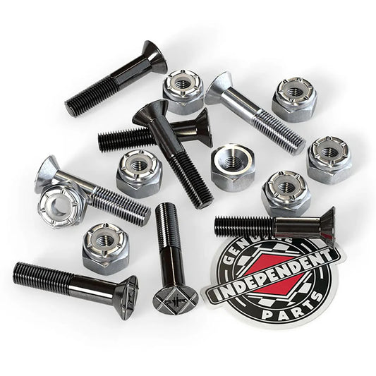 independent phillips 7/8in black silver hardware
