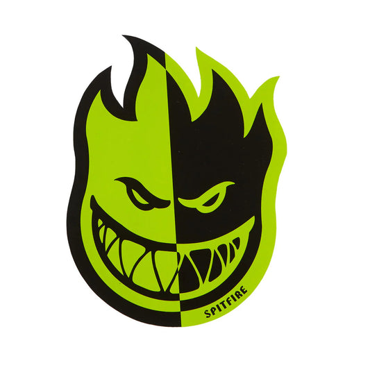 spitfire 2 tone bighead fill 2 small sticker green black