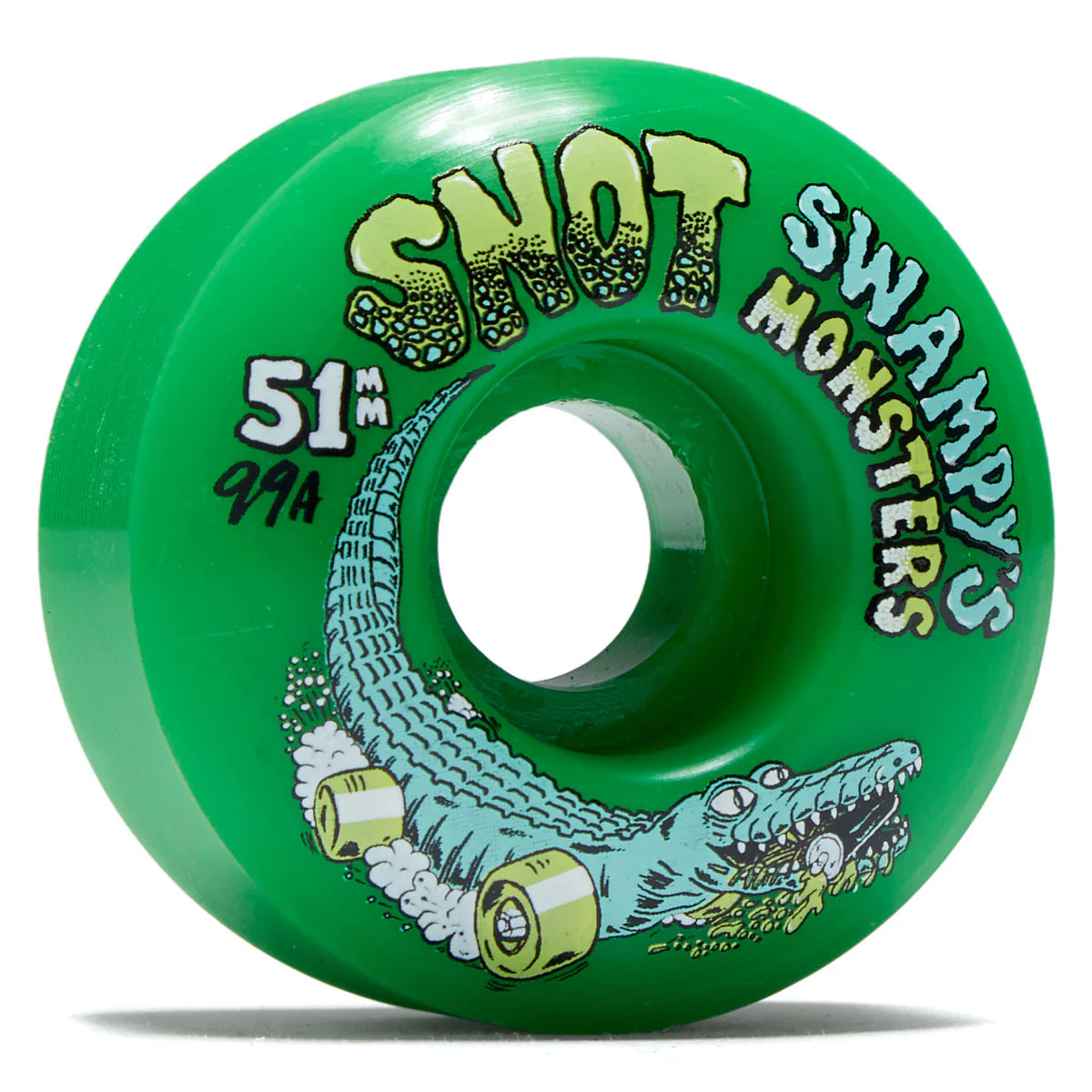 Snot 99a Swampy Monsters Green Wheels 51mm