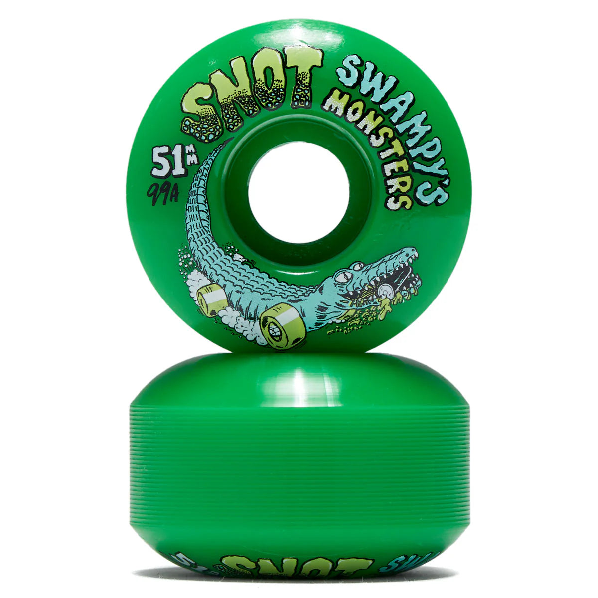 Snot 99a Swampy Monsters Green Wheels 51mm