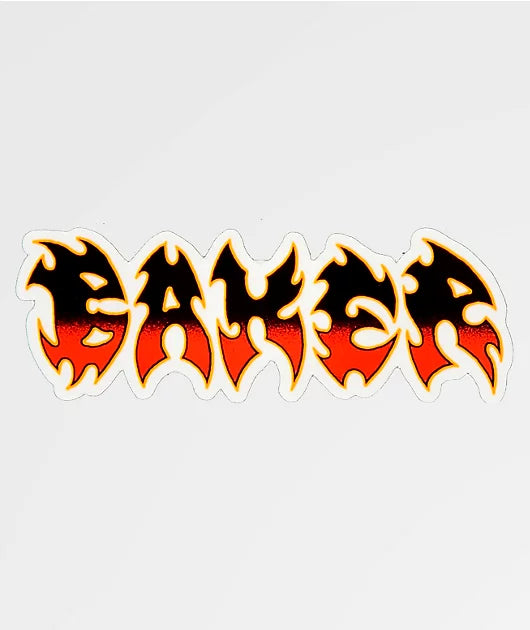 baker su23 sketch logo sticker