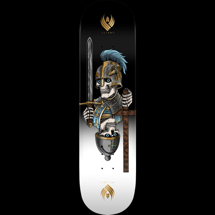Powell Dan Corrigan Chess Skulls Gold Foil Symmetrical Flight Deck 8.42