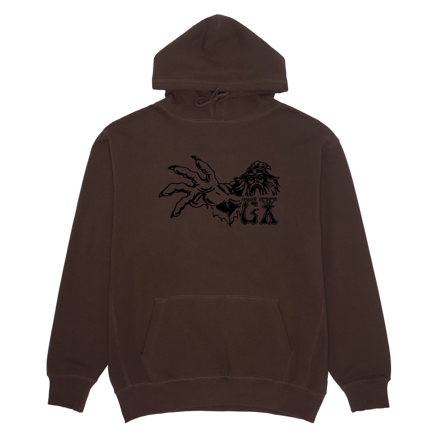 GX1000 Wizard Hoodie Brown