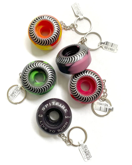 spitfire assorted wheel keychain