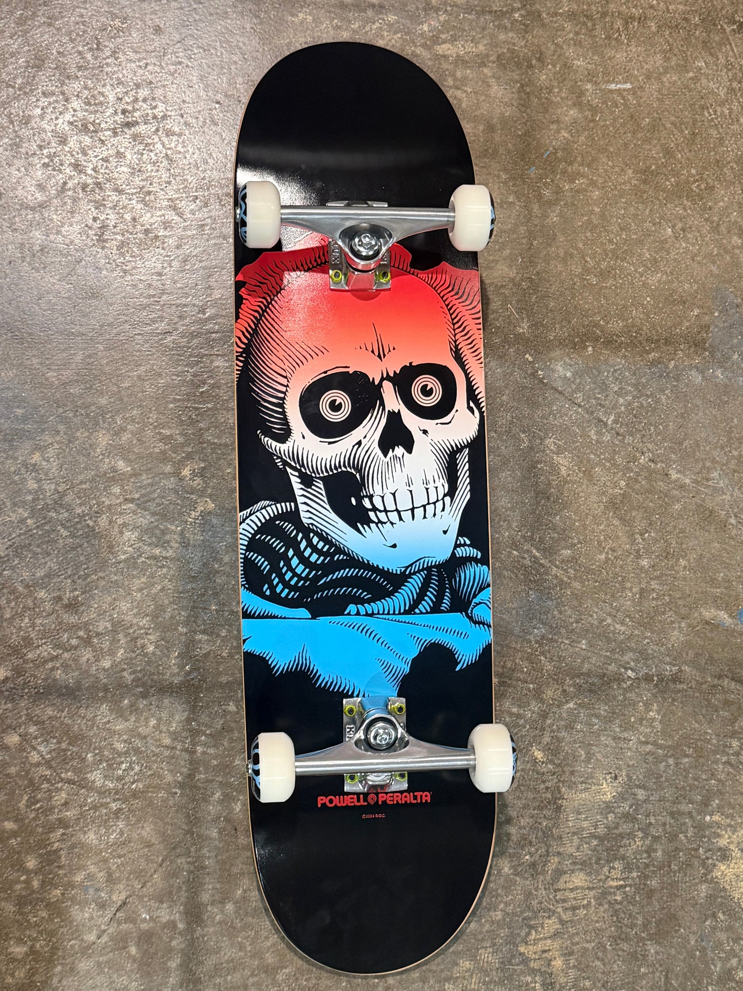 Powell Peralta Ripper Blue Fade Complete Skateboard 8.5