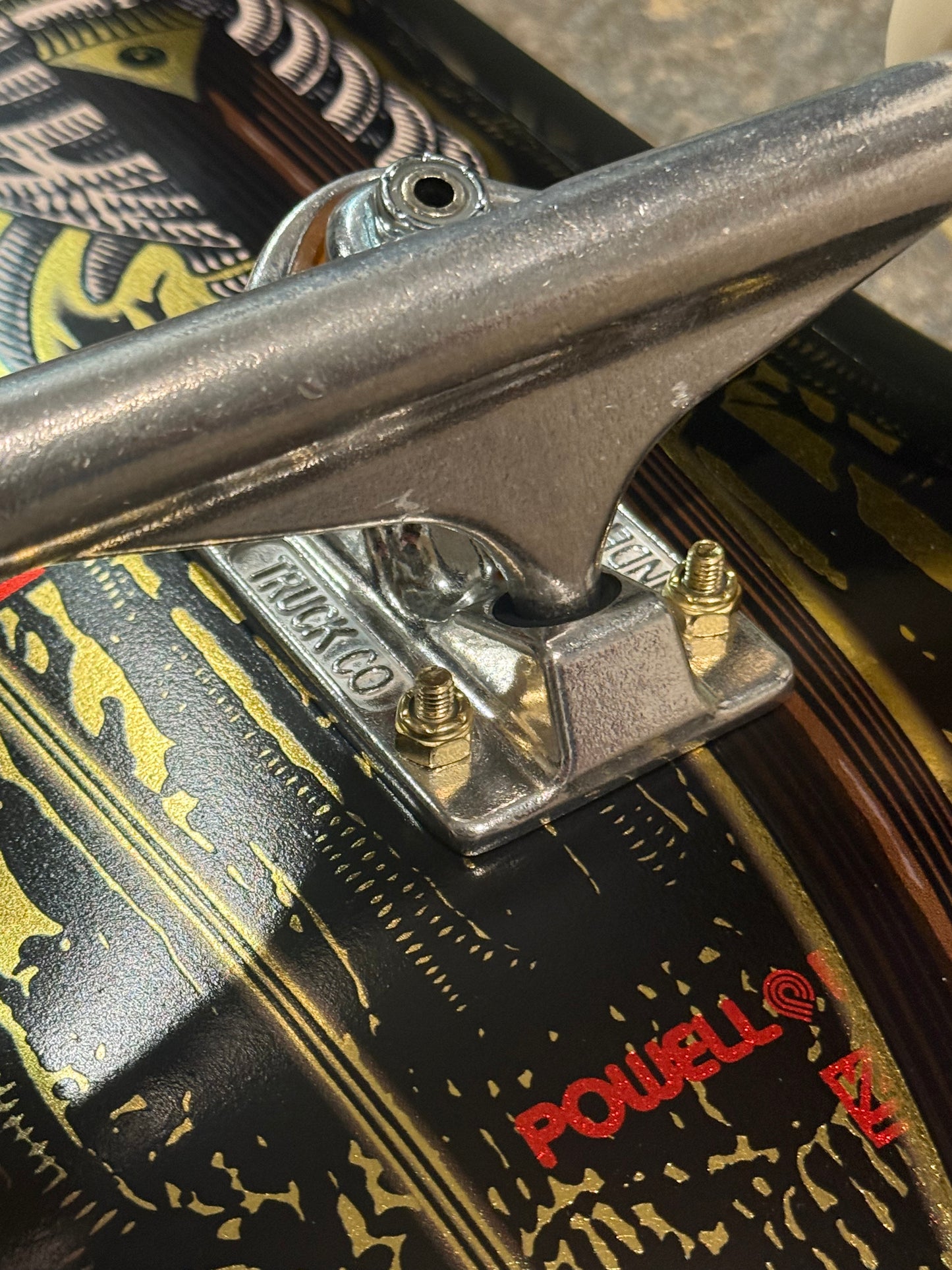 Powell Zach Doelling Archer Gold Flight Complete Skateboard 8.3