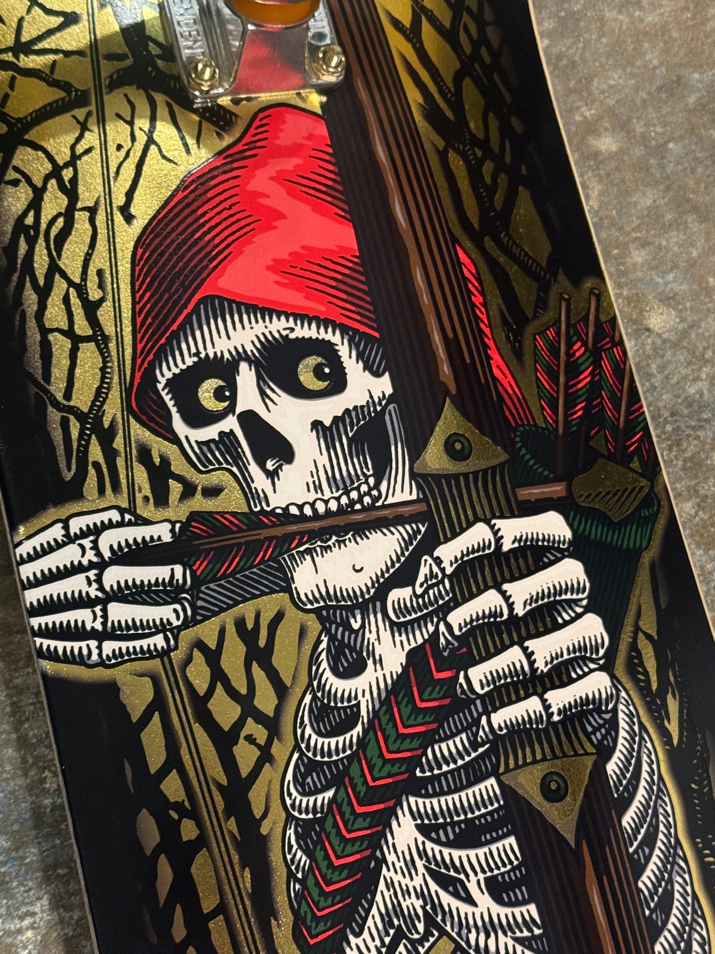 Powell Zach Doelling Archer Gold Flight Complete Skateboard 8.3