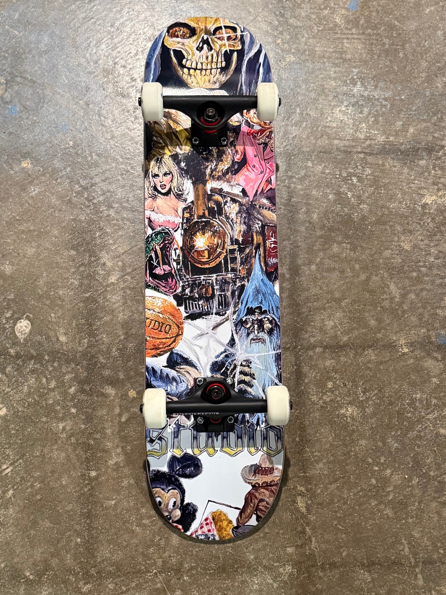 Studio x Andres Hedrick Howyadoineverybody Complete Skateboard 7.75