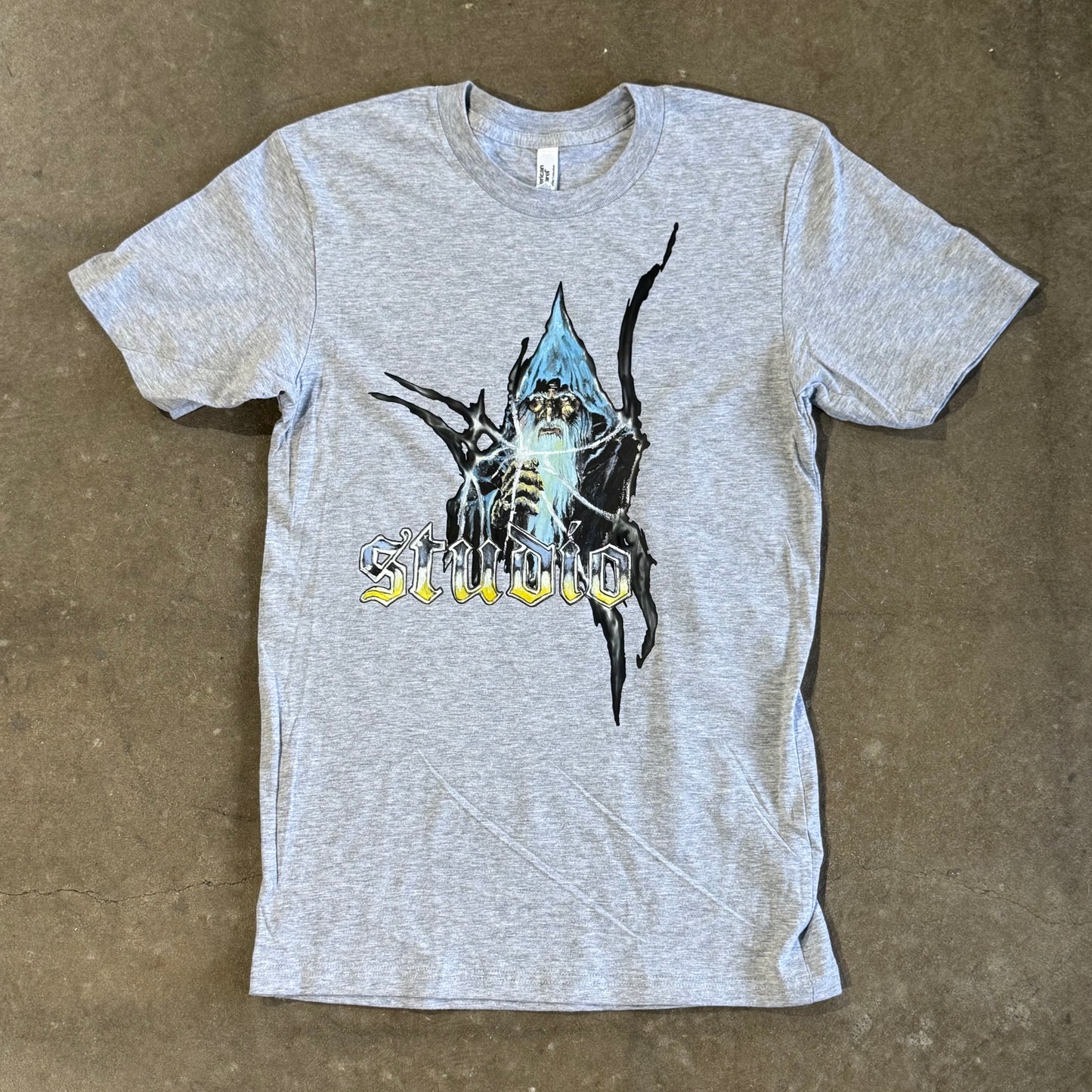 studio wizard tee heather grey