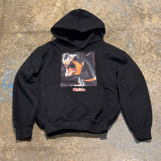 studio youth pincher pullover hoodie black