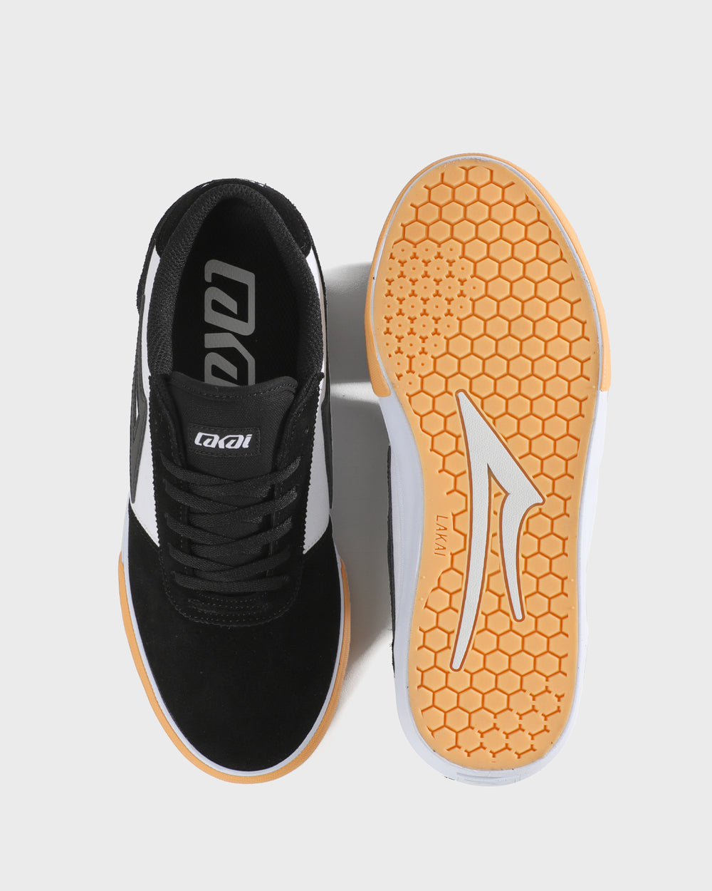 Lakai Manchester Shoe Black White Gum