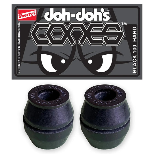 shortys doh dohs cones black 100a hard bushings