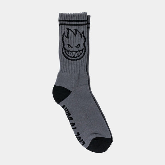 spitfire bighead sock charcoal black