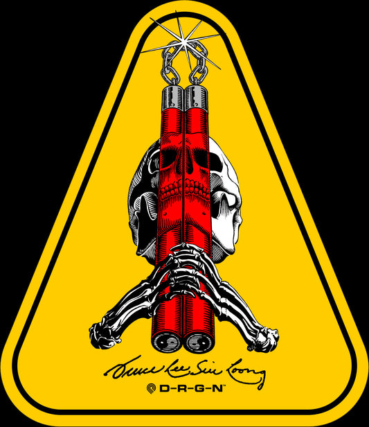 Powell Peralta Skull & Nunchucks Bruce Lee Sticker