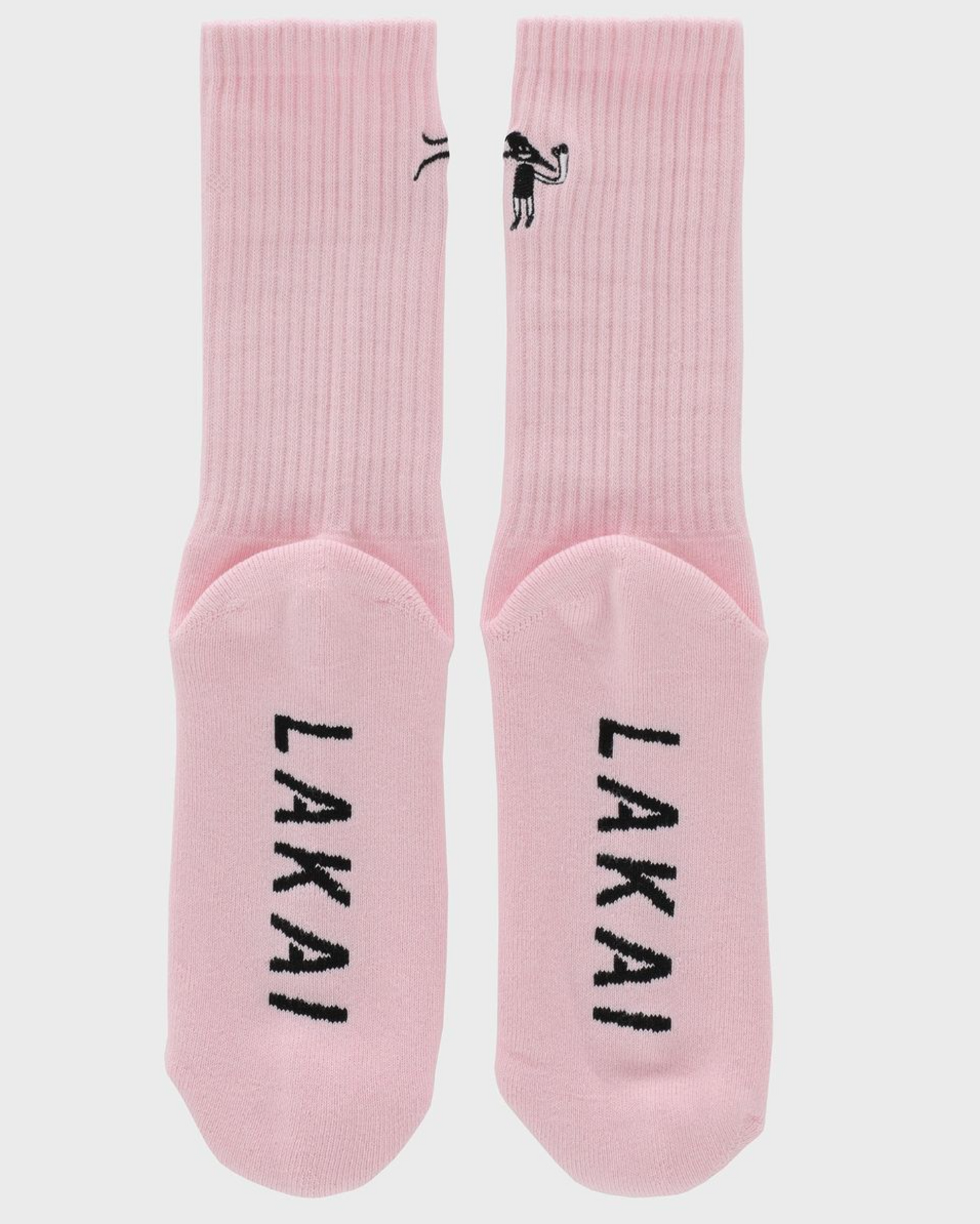 Flare Face Crew Sock Pink