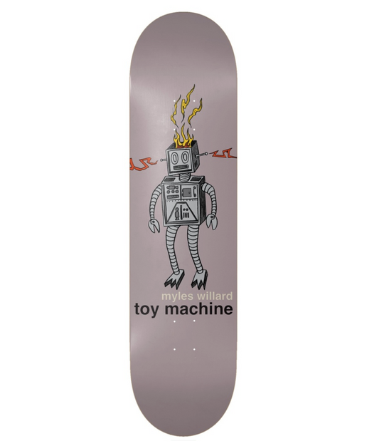 Toy Machine Myles Willard Robot Fire Deck 8.25