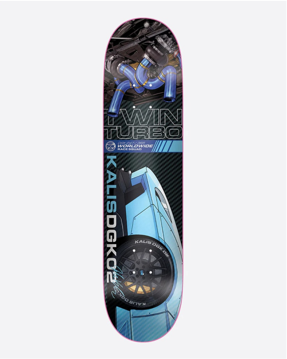 DGK Kalis Twin Turbo Deck 8.06