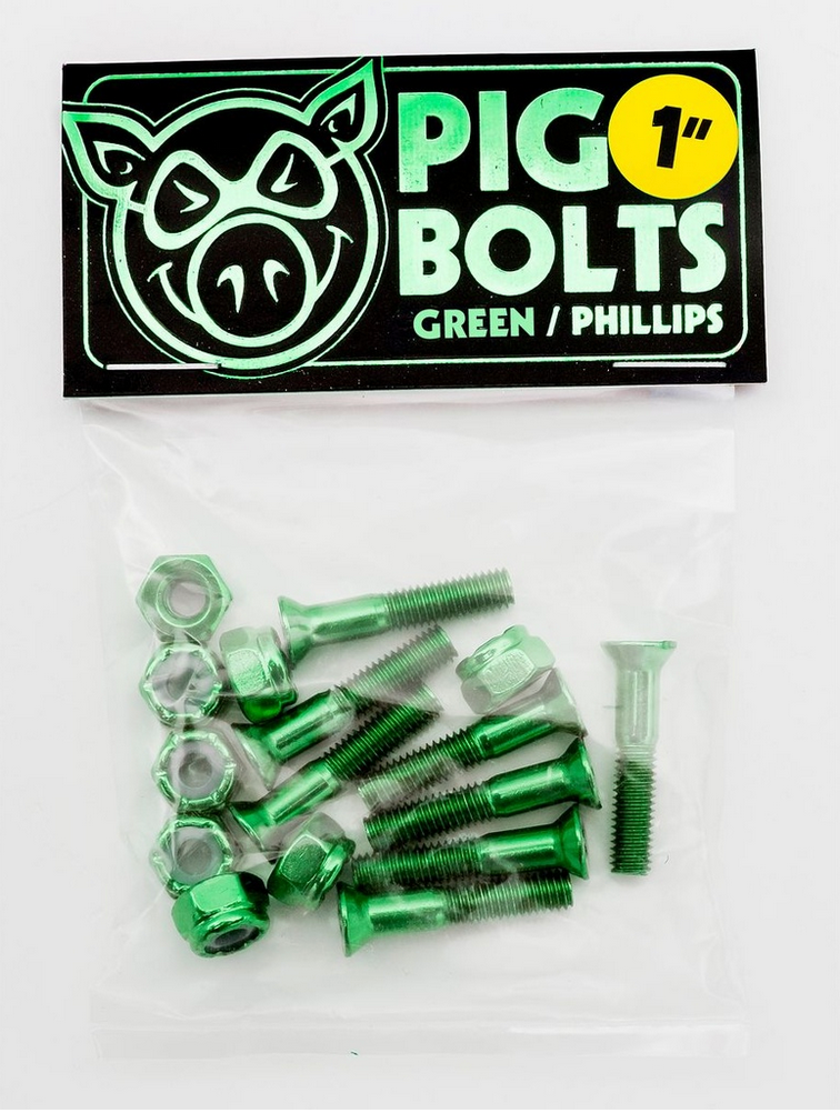 Pig Green Hardware Phillips 1"