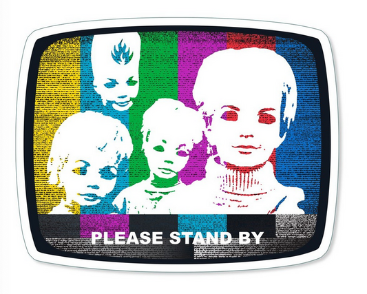 Black Label Stand By Sticker