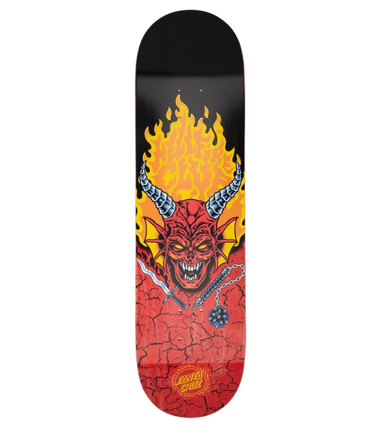 Santa Cruz Stranger Things Hellfire Club Deck 8.25