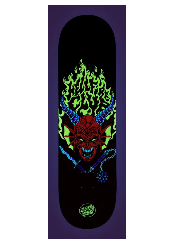 Santa Cruz Stranger Things Hellfire Club Deck 8.25