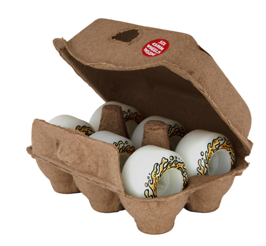 Slime Balls OG Eggs Half Dozen Mini Chubbies White 99a Wheels 45mm