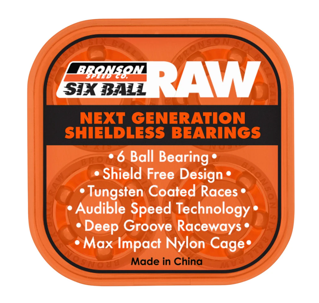 Bronson 6-Ball Raw Bearings