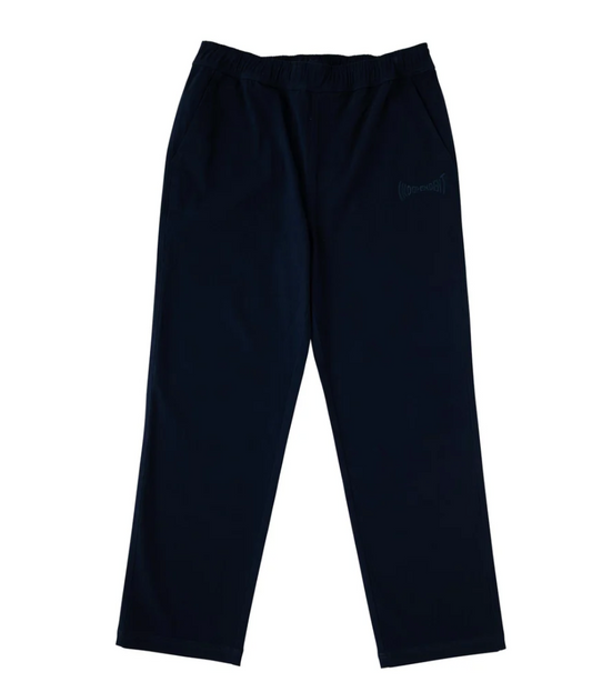 Independent Span Elastic Waist Navy Bottom Pants