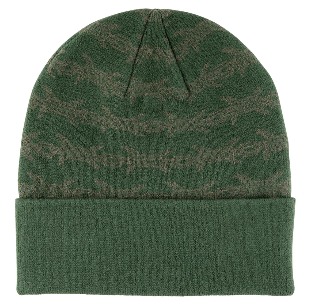 Santa Cruz Wired Flame Dot Beanie Green