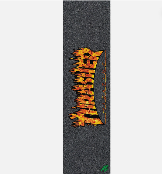 mob x thrasher real flames 9in grip