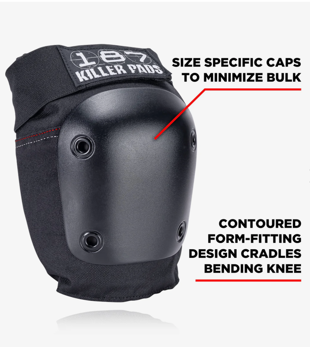 187 Killer Pads Fly Knee Black