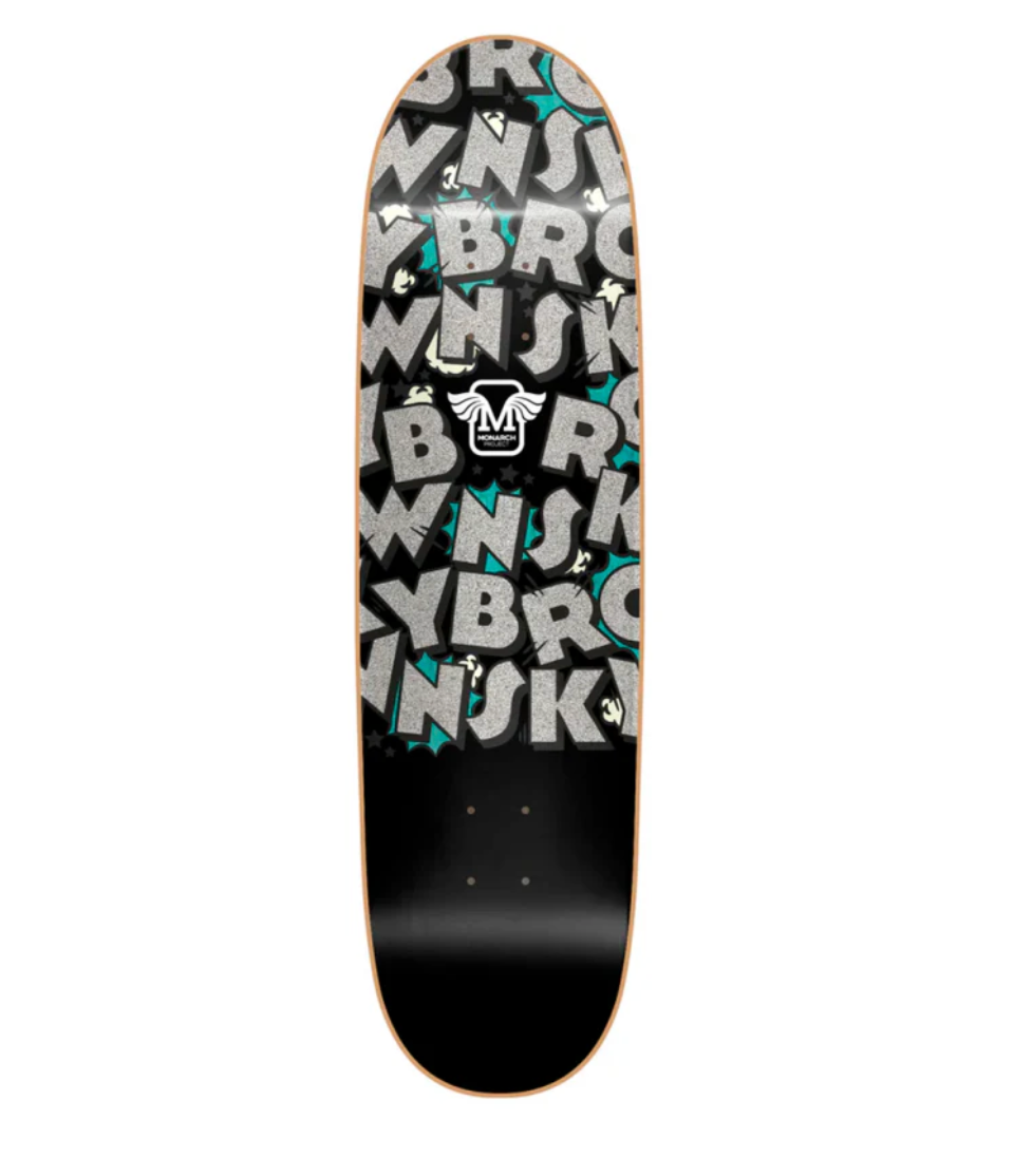 Monarch Sky Brown Rialto Rounded R7 Deck 8.5