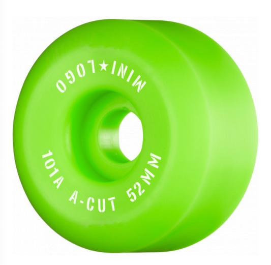 Mini Logo A-Cut 101a Green Wheels 52mm